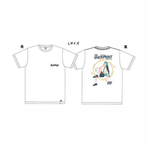 OVERPRINTコラボ】mamoruデザインTシャツ ホワイト Lサイズ(逃走中 THE MOVIE)(L): 映画作品｜東映 ONLINE  STORE（東映オンラインストア）